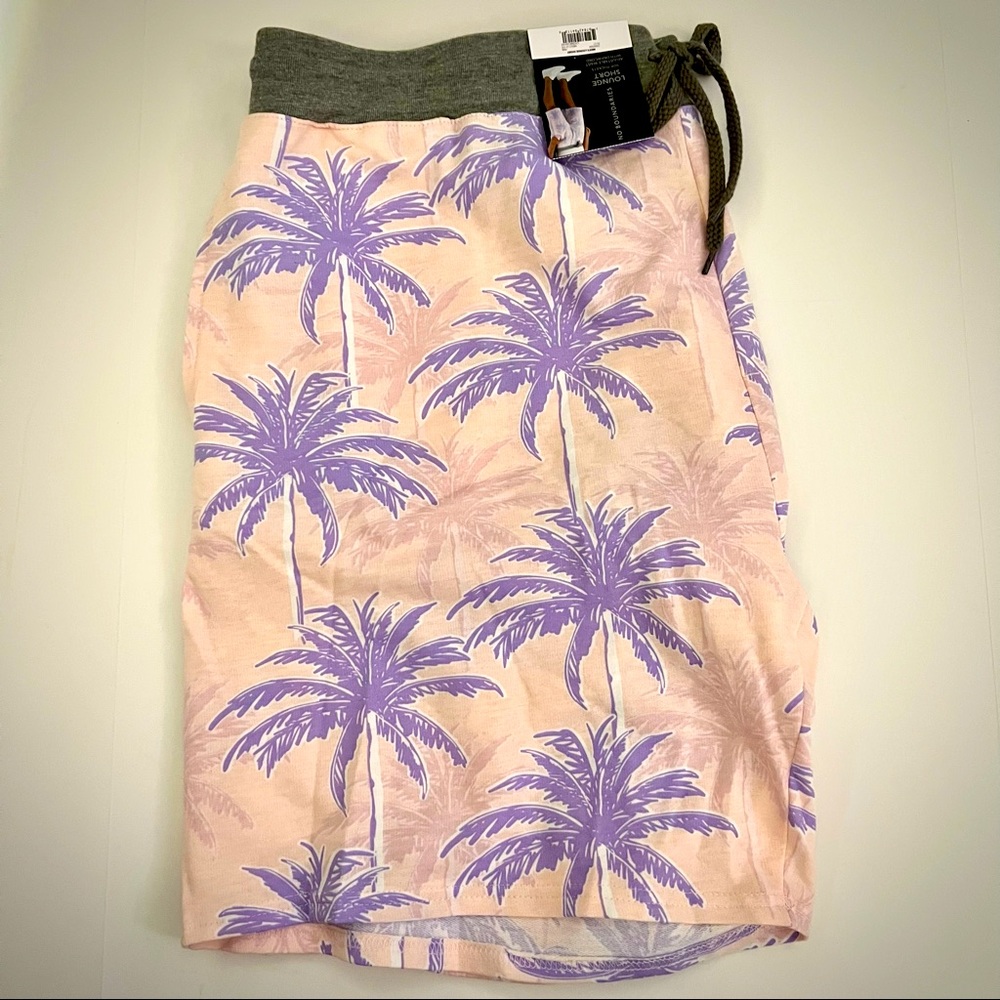 No Boundaries Men's Lounge Shorts Palm Trees 🌴 Size 2XL (44-46) NWT!!!
